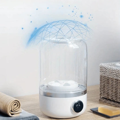 Underwear Washing Machine, Upgrade Mini Portable Washing Machine Rechargeable Underwear Washer Deep Cleans Small Clothes for Apartment, Dorm, RV, Travel & Hotel Use (A4)