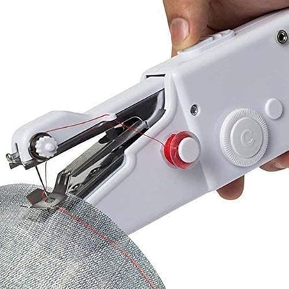 Electric Handy Stitch Mini Hand Sewing Machine Stapler Style Mini Machine Home Tailoring Silai Machine Emergency Stitching Handheld Sewing Machine For Emergency Stitching