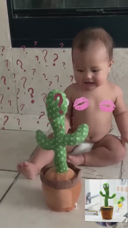 LED Musical dancing and mimicry cactus toy