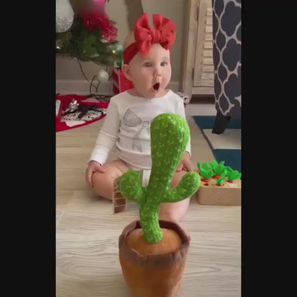 LED Musical dancing and mimicry cactus toy